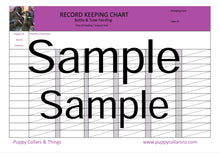 Load image into Gallery viewer, Record Keeping Charts for Breeders