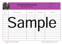 Load image into Gallery viewer, Record Keeping Charts for Breeders