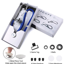Load image into Gallery viewer, Multifunctional Doctor Stethoscope black only