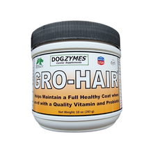 Load image into Gallery viewer, Dogzymes Gro Hair Maintain Full Healthy Coat. 10oz
