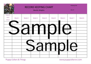 Record Keeping Charts for Breeders