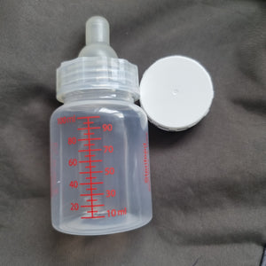 100ml bottle with a cap and Latex free teat