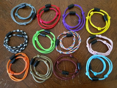 12 New born deluxe & 12 Regular deluxe paracord Puppy ID Collars - Puppy Collars & Things
