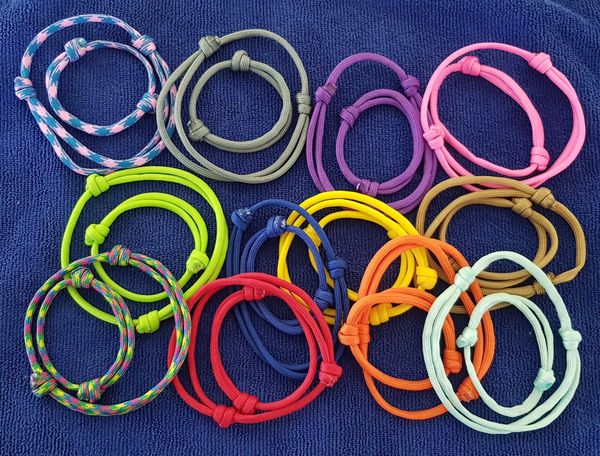 12 New born & 12 regular paracord Puppy ID Collars - Puppy Collars & Things