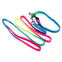 Load image into Gallery viewer, Rainbow puppy collar and lead set - Puppy Collars &amp; Things

