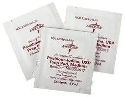 Iodine Wipes pack of 10 - Puppy Collars & Things